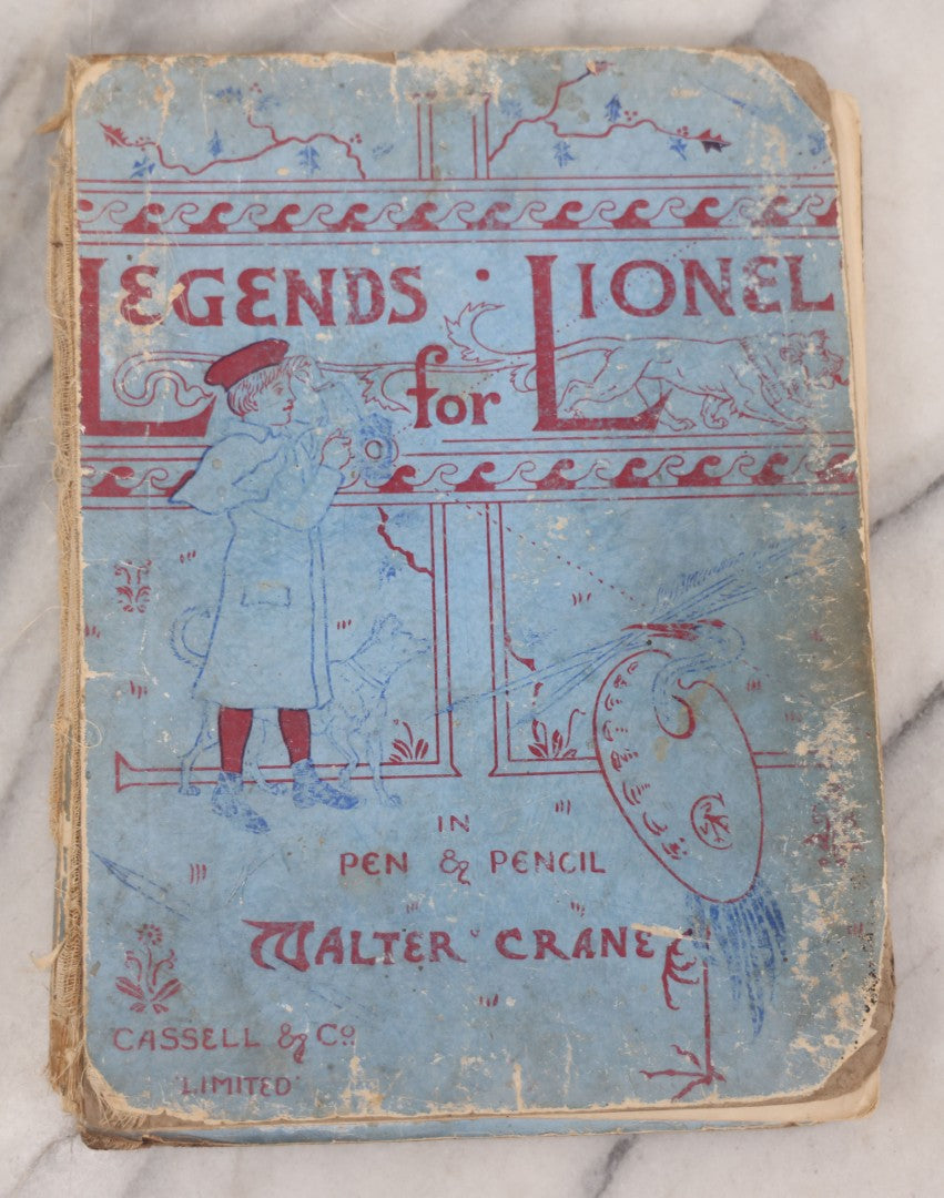 Lot 135 - Pair Of Antique Children's Books Including "Legends For Lionel In Pen & Pencil" By Walter Crane, Published By Cassell & Co. Limited, London, 1887, And "Wonderland Stories," Published By McLoughlin Bros., New York, 1897