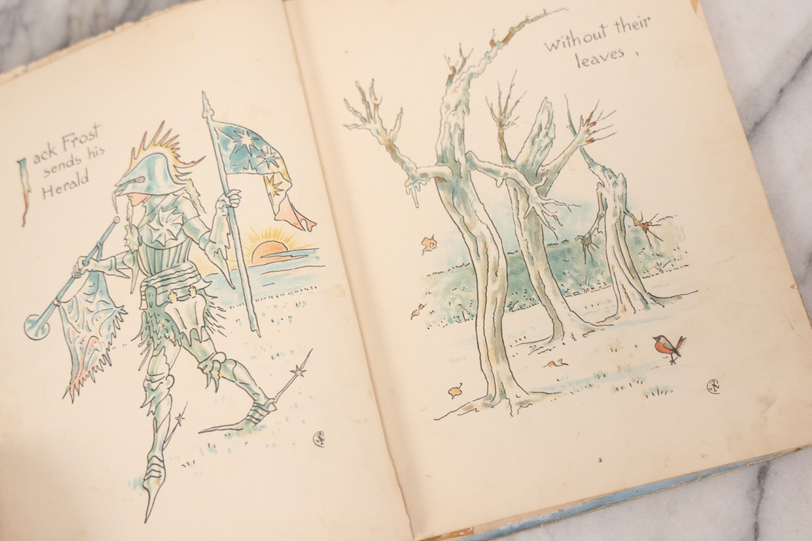 Lot 135 - Pair Of Antique Children's Books Including "Legends For Lionel In Pen & Pencil" By Walter Crane, Published By Cassell & Co. Limited, London, 1887, And "Wonderland Stories," Published By McLoughlin Bros., New York, 1897