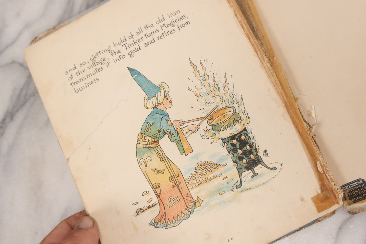 Lot 135 - Pair Of Antique Children's Books Including "Legends For Lionel In Pen & Pencil" By Walter Crane, Published By Cassell & Co. Limited, London, 1887, And "Wonderland Stories," Published By McLoughlin Bros., New York, 1897