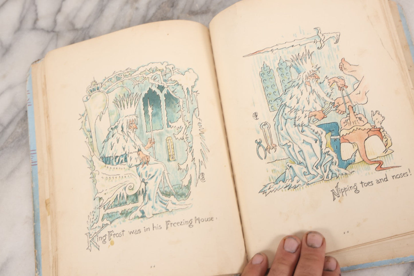 Lot 135 - Pair Of Antique Children's Books Including "Legends For Lionel In Pen & Pencil" By Walter Crane, Published By Cassell & Co. Limited, London, 1887, And "Wonderland Stories," Published By McLoughlin Bros., New York, 1897