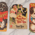 Lot 136 - Grouping Of Three Vintage Die Cut Children's Booklets Including "Tatters" And "Chipper," With Dogs On Cover, Published By Whitman Publishing Co., 1949, And "The Happy Days Of Tess And Ted," Shoe Store Advertising