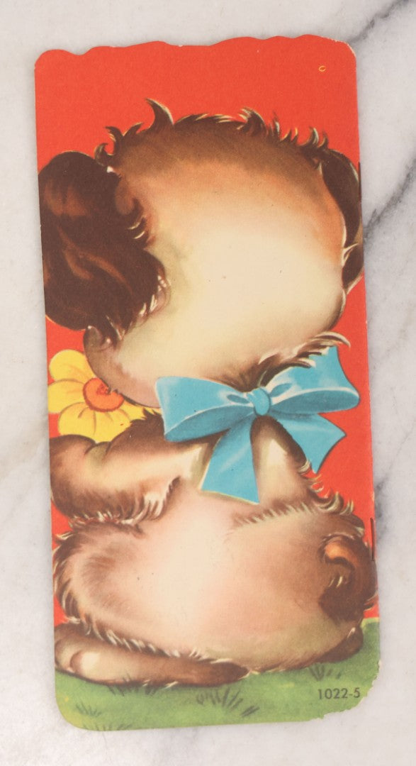 Lot 136 - Grouping Of Three Vintage Die Cut Children's Booklets Including "Tatters" And "Chipper," With Dogs On Cover, Published By Whitman Publishing Co., 1949, And "The Happy Days Of Tess And Ted," Shoe Store Advertising