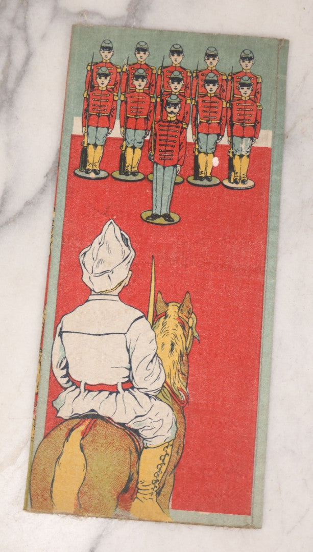 Lot 137 - Grouping Of Four Antique Linen Rag Books Including "Animal A.B.C." And "Toddle's A.B.C.," Published By Dean's Rag Book Co. Ltd., London, And "Ten Little Tin Soldiers"  And "Mother Goose," Published By The Saalfield Pub. Co., New York, 1910