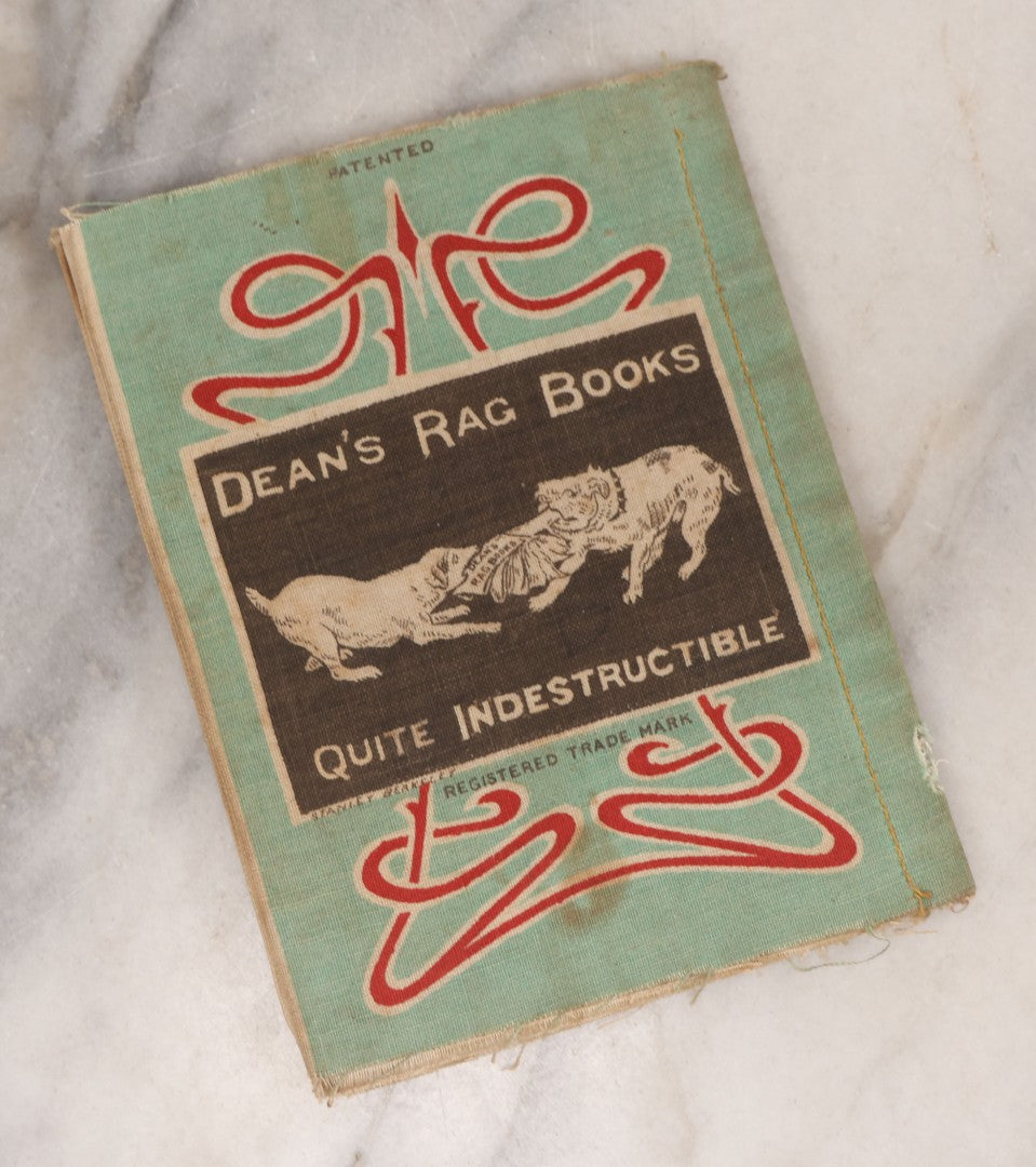Lot 137 - Grouping Of Four Antique Linen Rag Books Including "Animal A.B.C." And "Toddle's A.B.C.," Published By Dean's Rag Book Co. Ltd., London, And "Ten Little Tin Soldiers"  And "Mother Goose," Published By The Saalfield Pub. Co., New York, 1910