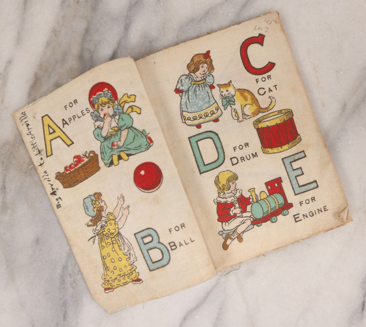 Lot 137 - Grouping Of Four Antique Linen Rag Books Including "Animal A.B.C." And "Toddle's A.B.C.," Published By Dean's Rag Book Co. Ltd., London, And "Ten Little Tin Soldiers"  And "Mother Goose," Published By The Saalfield Pub. Co., New York, 1910