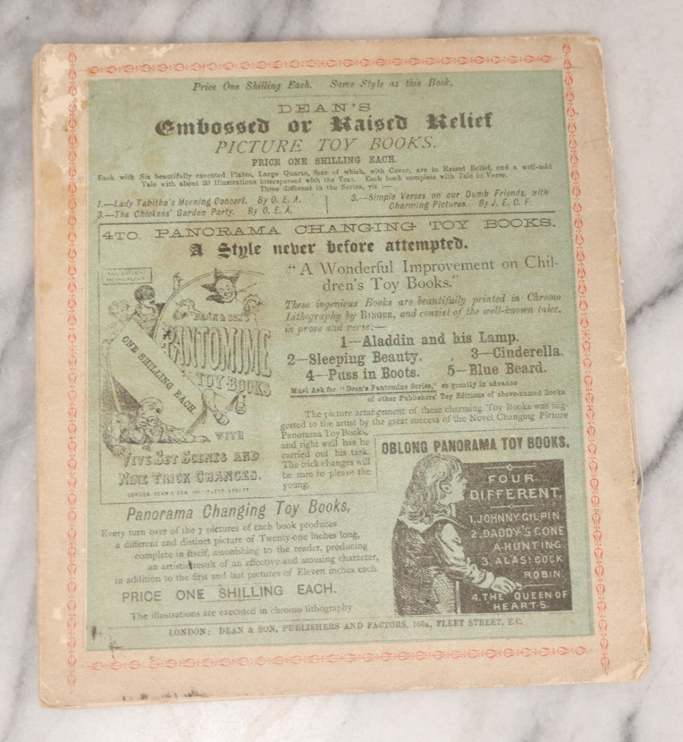 Lot 138 - Grouping Of Six Antique Children's Booklets Including "Country Sunshine" Illustrated By Walter R. Bothams, "The Chicken's Garden Party," Published By Dean & Son, London, "Dolly Mites," Published By Donohue & Co., Chicago, 1910, And Others