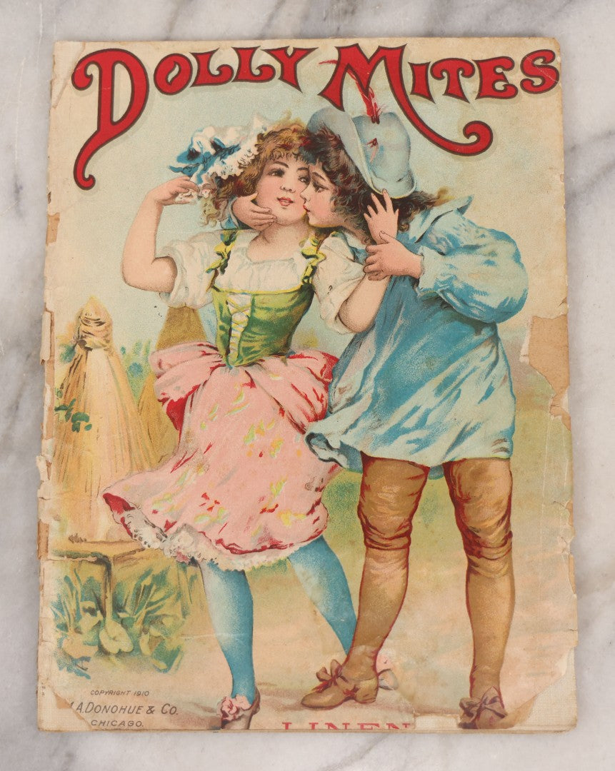 Lot 138 - Grouping Of Six Antique Children's Booklets Including "Country Sunshine" Illustrated By Walter R. Bothams, "The Chicken's Garden Party," Published By Dean & Son, London, "Dolly Mites," Published By Donohue & Co., Chicago, 1910, And Others
