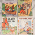 Lot 139 - Grouping Of Four Vintage Children's Booklets Including "Uncle Wiggily And The Canoe" And "Uncle Wiggily And The Peppermint," Pub. By The Platt & Munk Co., 1939, "The Little Red Hen And The Grain Of Wheat," "Mistress Mary And Other Rhymes"
