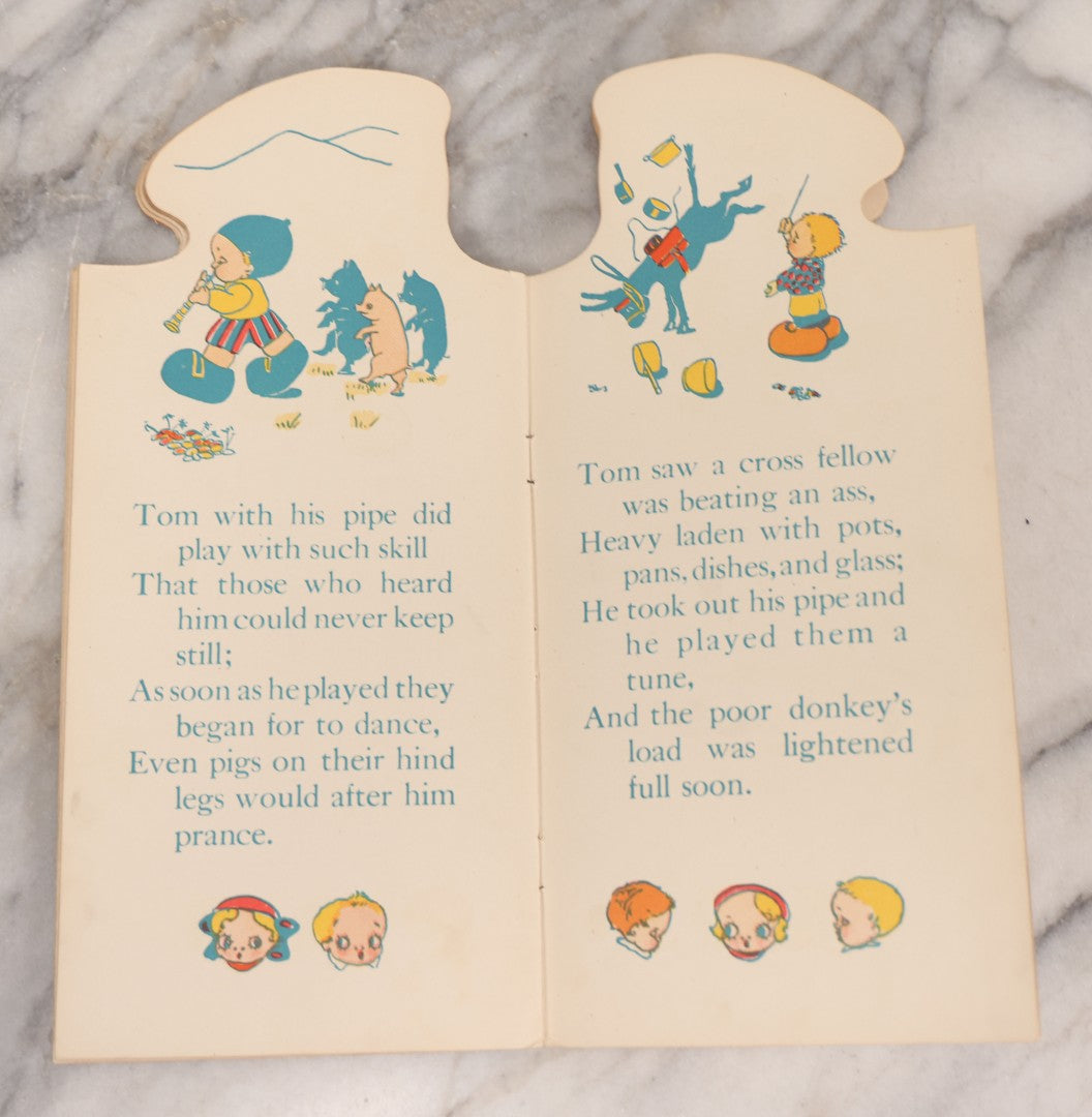 Lot 140 - Pair Of Vintage Die Cut Children's Books Including "Peek-A-Boo Pat" And "Peek-A-Boo Jack," Part Of The Peek-A-Boo Boys & Girls Series, Both Published By McLoughlin Bros. Inc., Springfield, Massachusetts, 1927