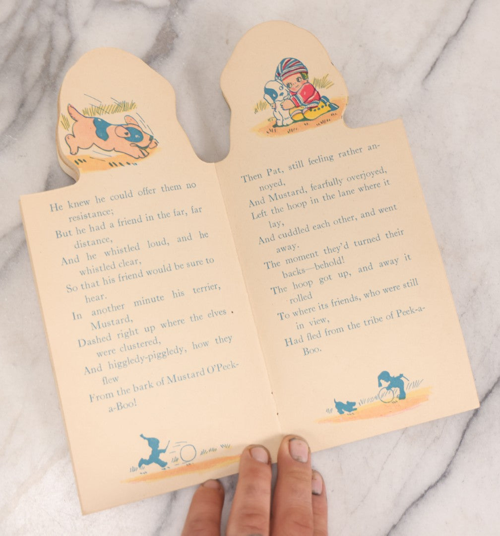 Lot 140 - Pair Of Vintage Die Cut Children's Books Including "Peek-A-Boo Pat" And "Peek-A-Boo Jack," Part Of The Peek-A-Boo Boys & Girls Series, Both Published By McLoughlin Bros. Inc., Springfield, Massachusetts, 1927