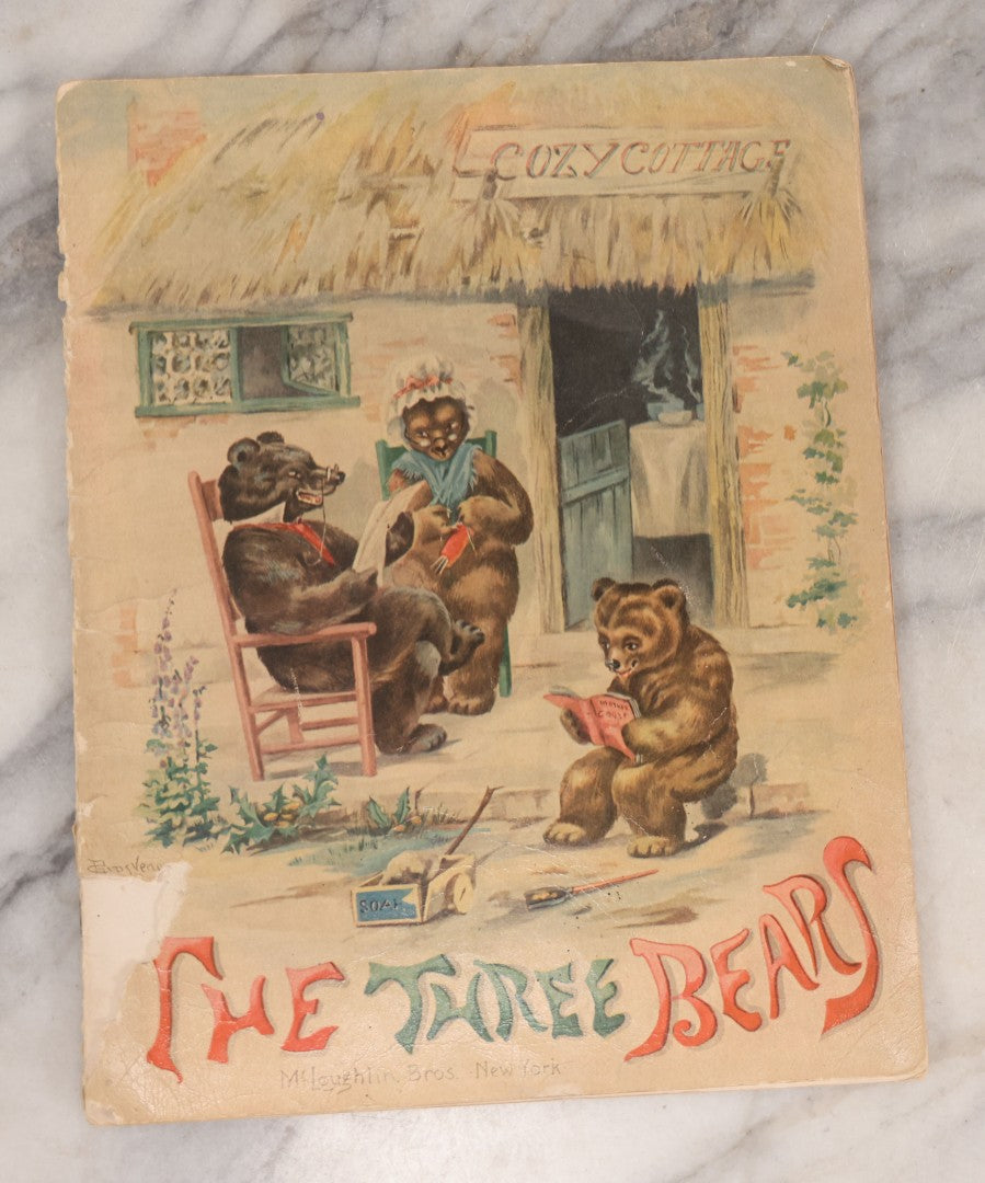 Lot 143 - Pair Of Antique Children's Books With Chromolithographs Including "Little Red Riding Hood" And "The Three Bears," Published By McLoughlin Bros., New York