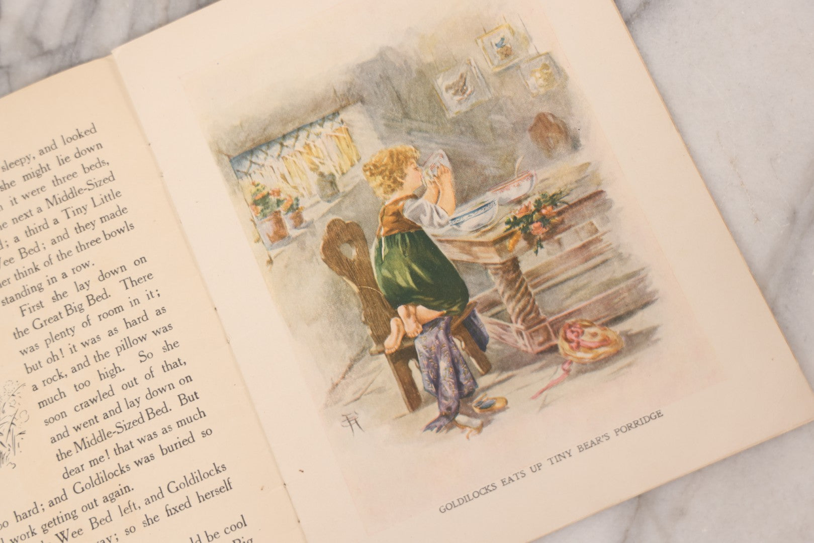 Lot 143 - Pair Of Antique Children's Books With Chromolithographs Including "Little Red Riding Hood" And "The Three Bears," Published By McLoughlin Bros., New York