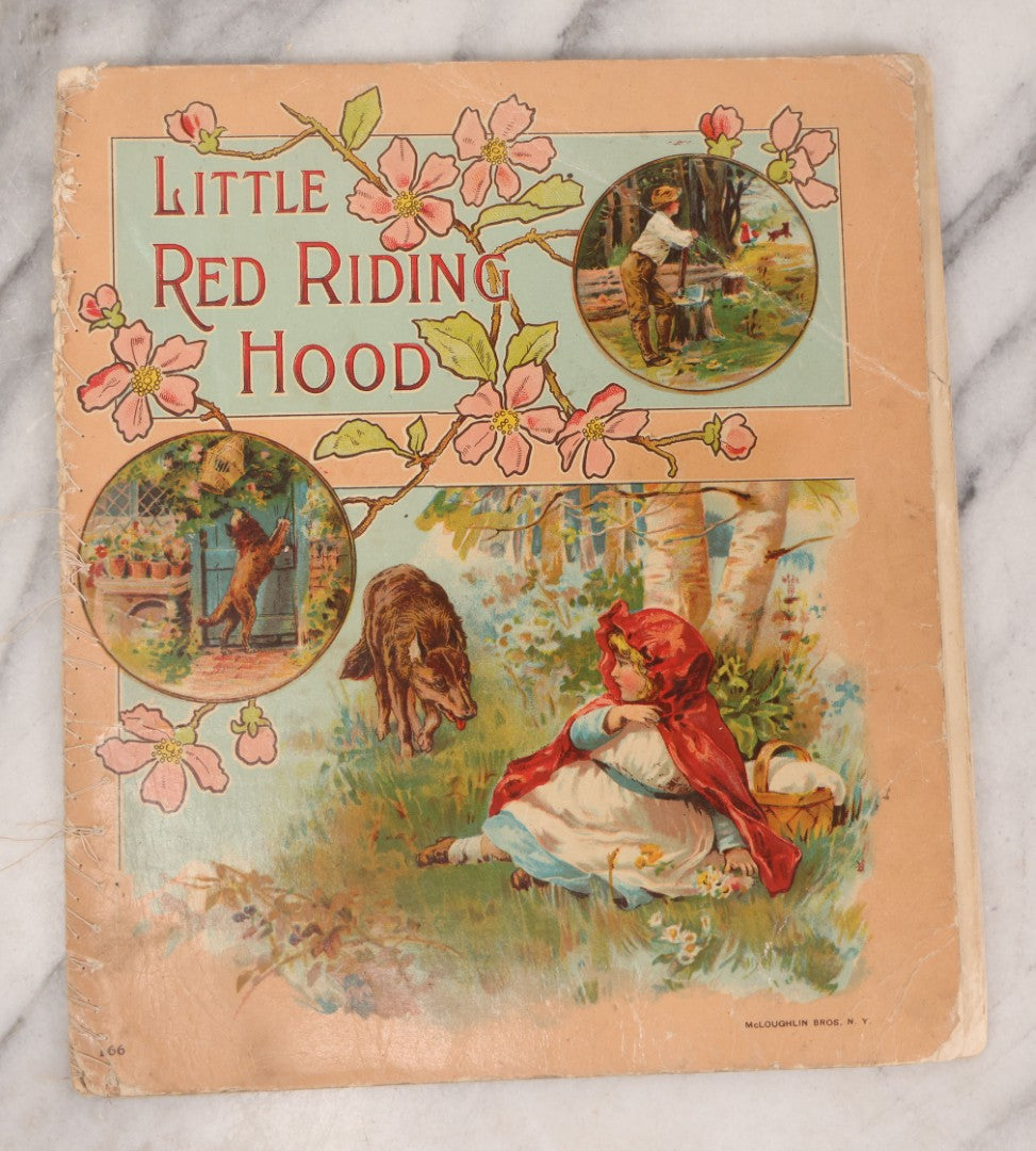 Lot 143 - Pair Of Antique Children's Books With Chromolithographs Including "Little Red Riding Hood" And "The Three Bears," Published By McLoughlin Bros., New York
