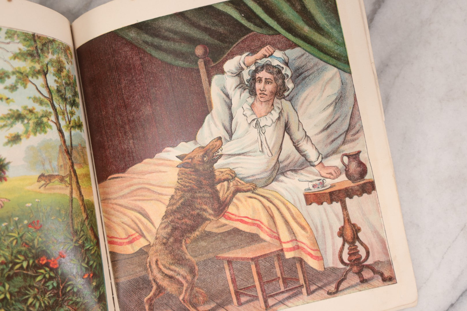 Lot 143 - Pair Of Antique Children's Books With Chromolithographs Including "Little Red Riding Hood" And "The Three Bears," Published By McLoughlin Bros., New York