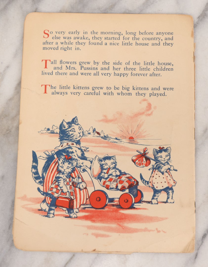 Lot 144 - "What Happened To Tommy," Antique Illustrated Children's Booklet By Frances Brundage, Published By Stecher Lithographic Co., Rochester, New York, 1921