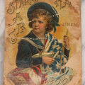 Lot 145 - "Starry Flag A.B.C." Antique Linen Children's Book, Published By McLoughlin Bros., New York, 1899, Spanish-American War Era Patriotic Theme