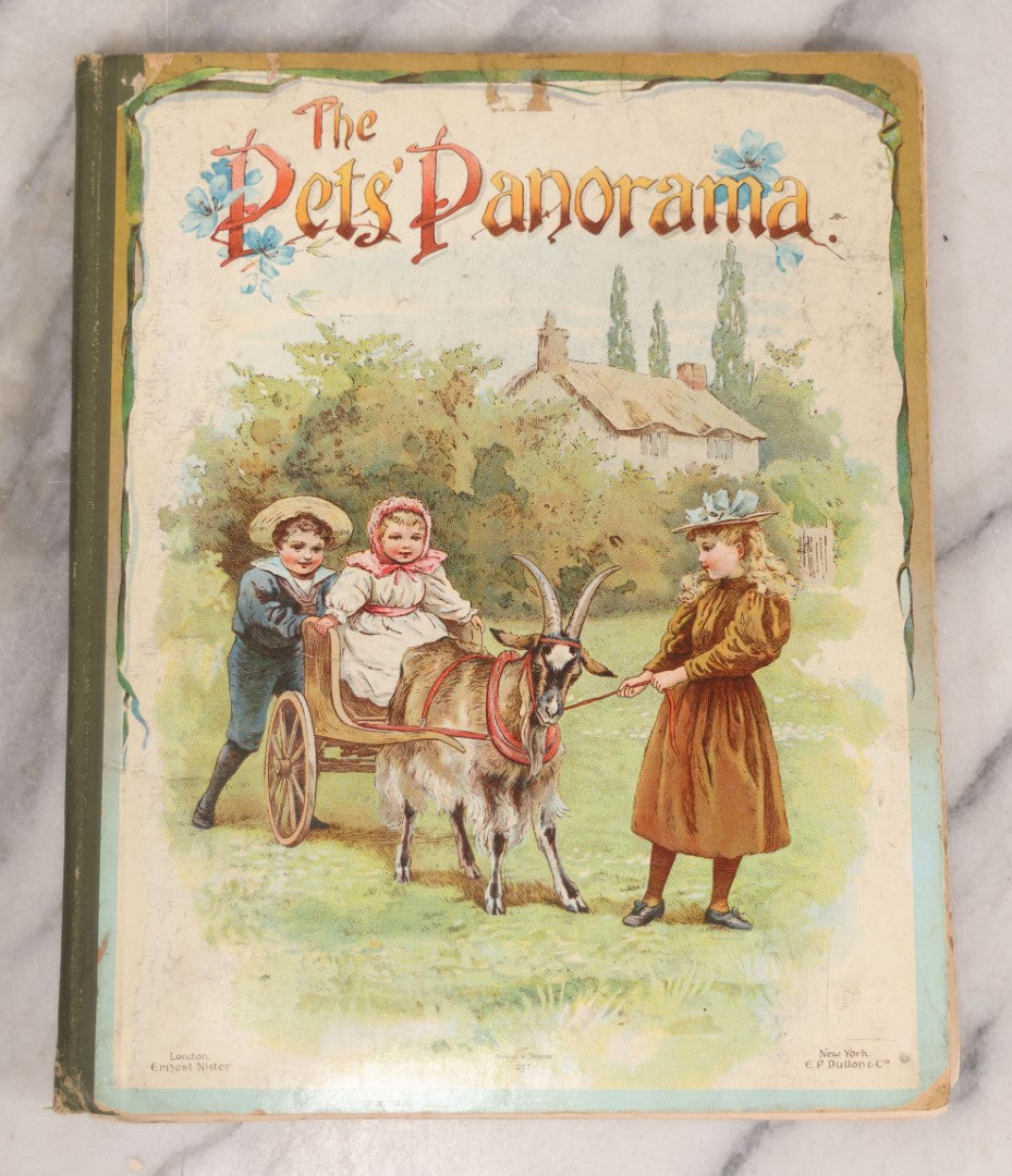Lot 146 - "The Pets' Panorama," Antique Children's Pop-Up Book, Published By Ernest Nister, London, And E.P. Dutton & Co., New York, Printed In Bavaria, Circa 1895
