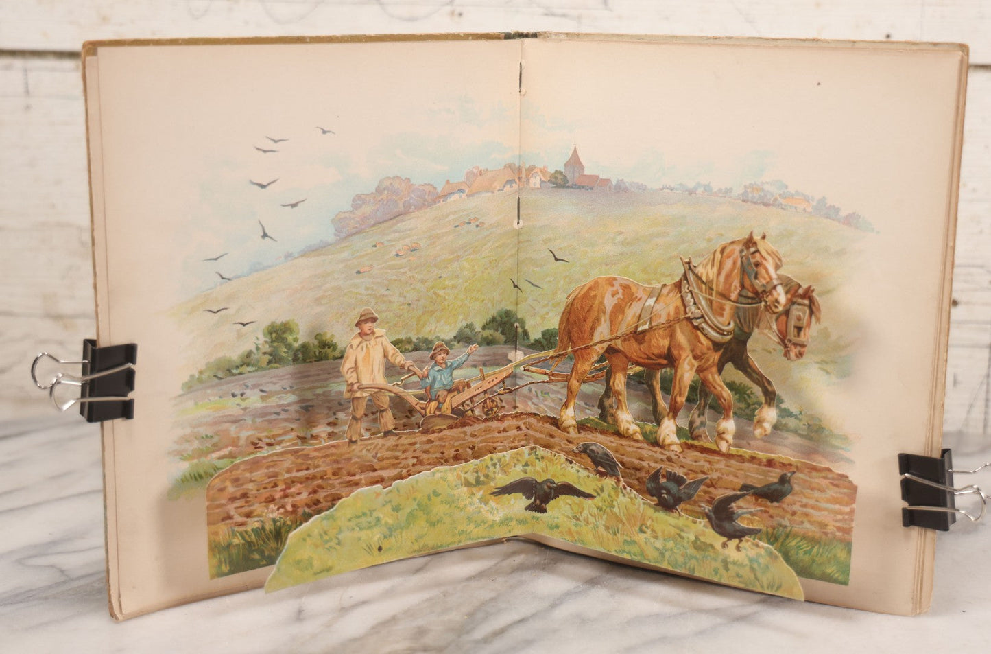 Lot 146 - "The Pets' Panorama," Antique Children's Pop-Up Book, Published By Ernest Nister, London, And E.P. Dutton & Co., New York, Printed In Bavaria, Circa 1895