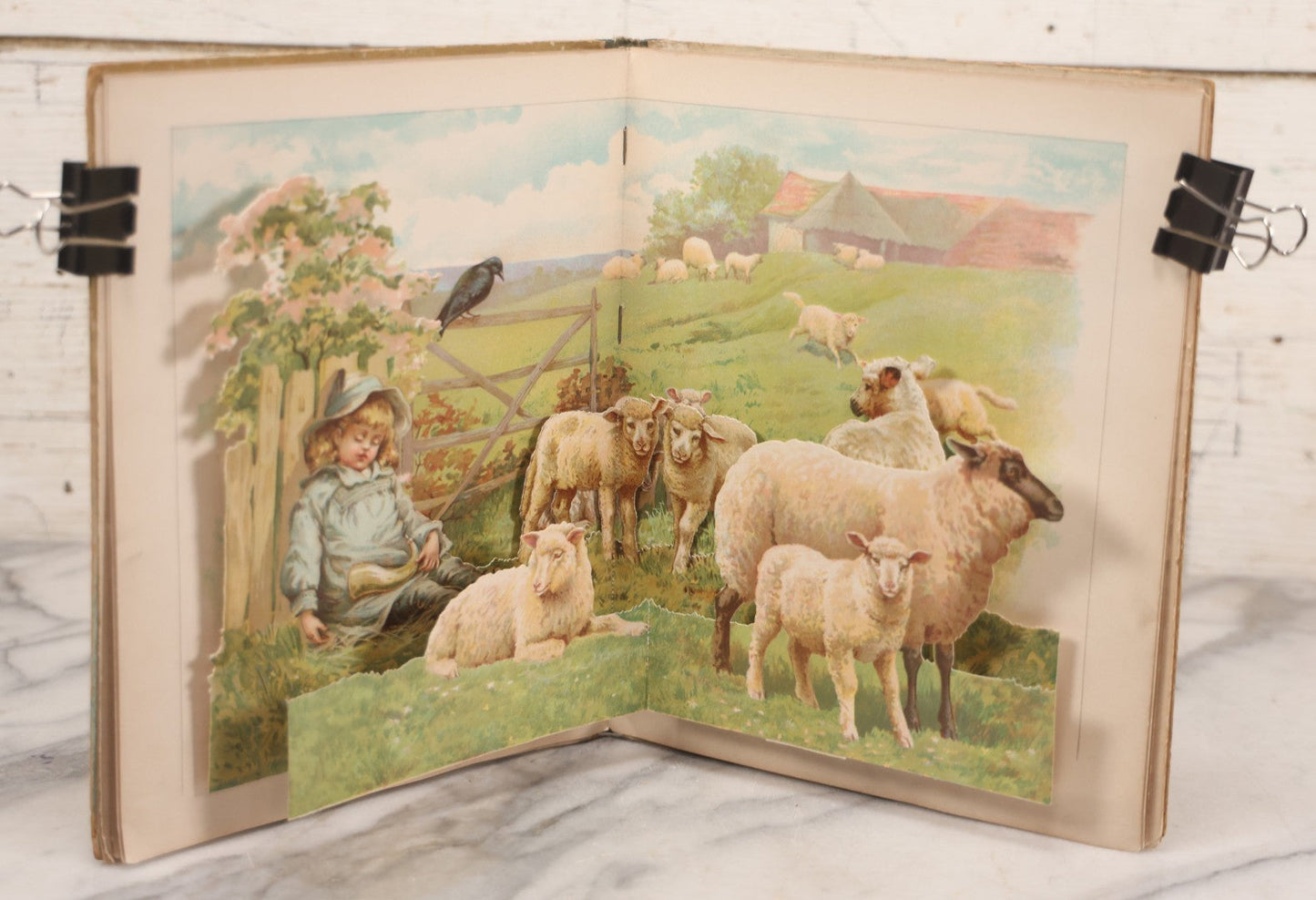Lot 146 - "The Pets' Panorama," Antique Children's Pop-Up Book, Published By Ernest Nister, London, And E.P. Dutton & Co., New York, Printed In Bavaria, Circa 1895