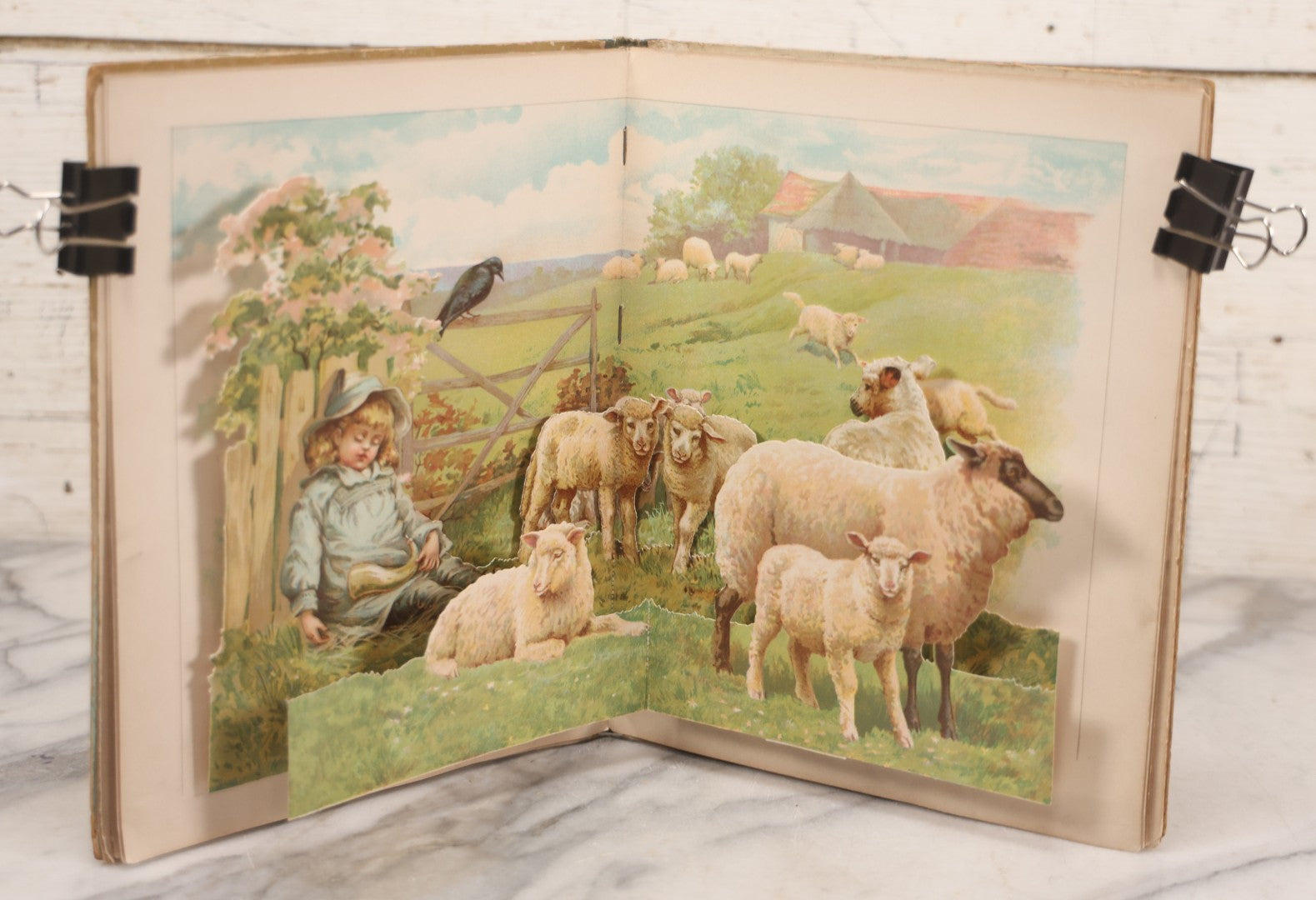Lot 146 - "The Pets' Panorama," Antique Children's Pop-Up Book, Published By Ernest Nister, London, And E.P. Dutton & Co., New York, Printed In Bavaria, Circa 1895