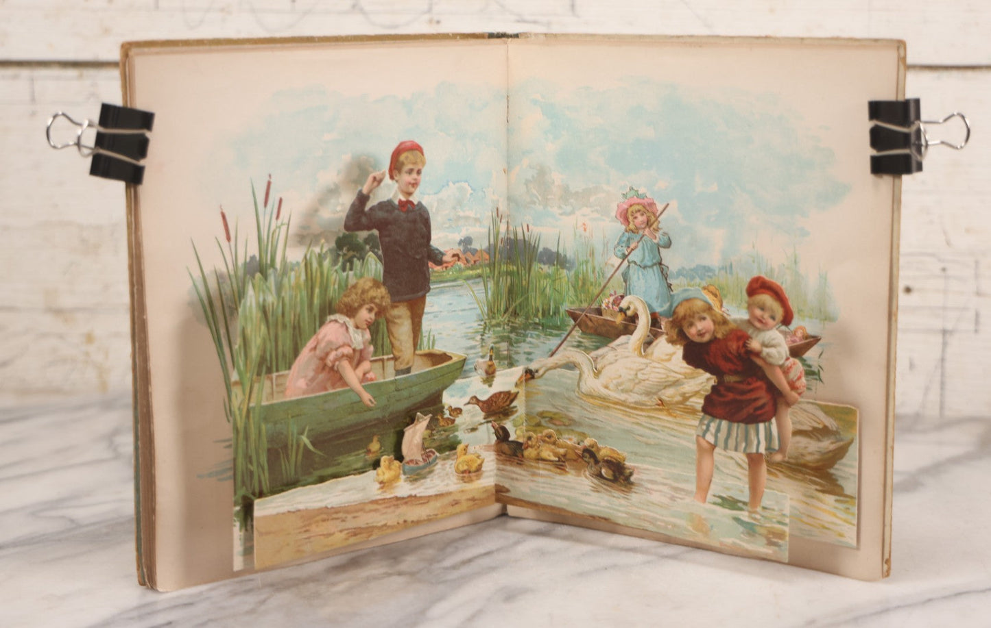 Lot 146 - "The Pets' Panorama," Antique Children's Pop-Up Book, Published By Ernest Nister, London, And E.P. Dutton & Co., New York, Printed In Bavaria, Circa 1895