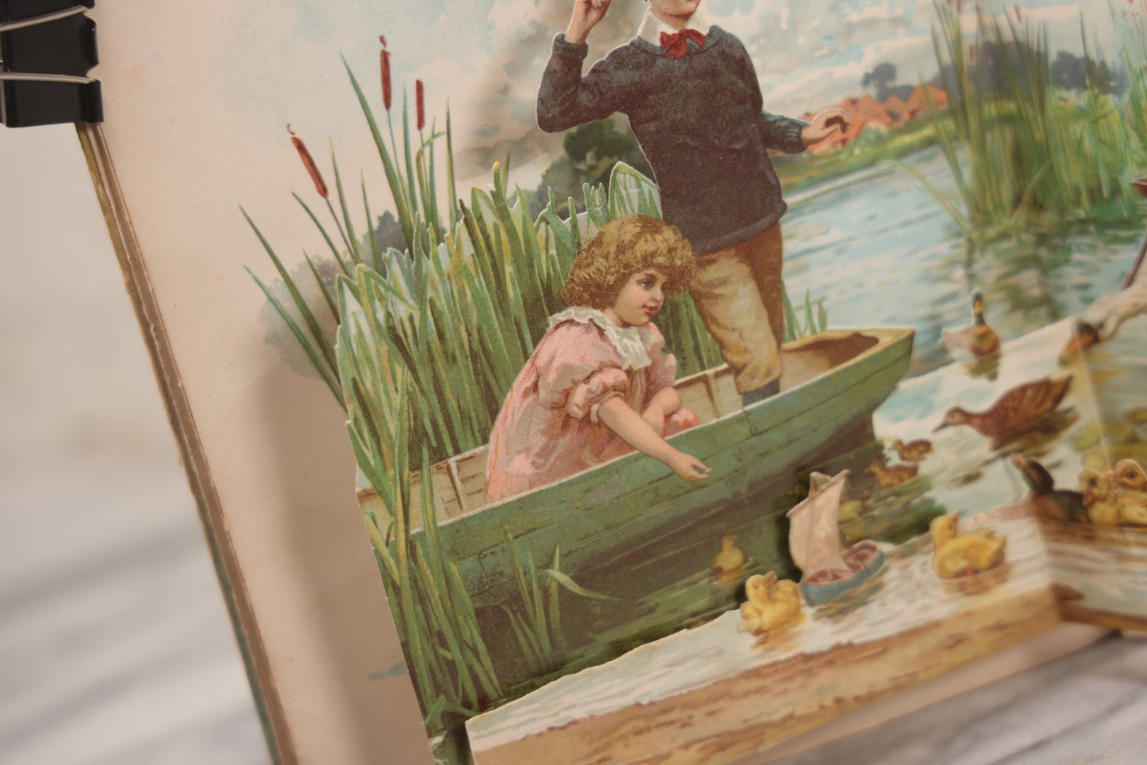 Lot 146 - "The Pets' Panorama," Antique Children's Pop-Up Book, Published By Ernest Nister, London, And E.P. Dutton & Co., New York, Printed In Bavaria, Circa 1895