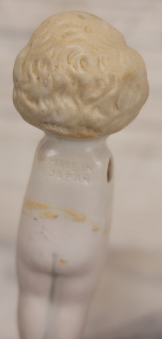 Lot 150 - Vintage Bisque Blond Kewpie Doll, Marked Made In Japan, Missing Arms And Clothes, 5" H