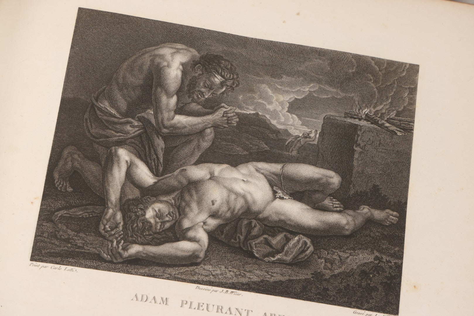 Lot 043 - Antique Oversized Art Book “Tableaux, Statues, Bas-Reliefs Et Camées De La Galerie De Florence Et Du Palais Pitti” (Paintings, Statues, Bas-Reliefs And Cameos From The Gallery Of Florence And The Pitti Palace), Published By Lacombe, Paris, 1789