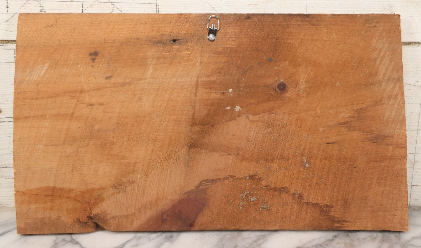 Lot 093 - Antique Adams & Sons Red Rose Chewing Gum Wooden Crate Front Fragment, Brooklyn, N.Y., 18-1/4" x 10-1/4"