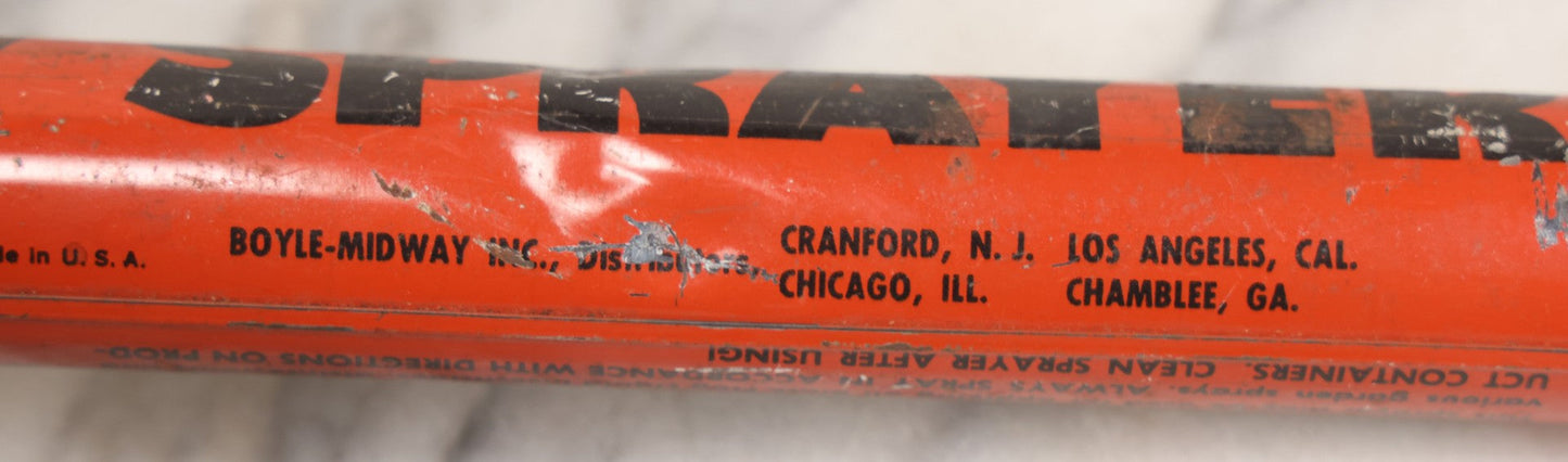 Lot 098 - Vintage Black Flag Metal Font Hand Pump Bug Sprayer
