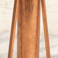 Lot 102 - Vintage Arts And Crafts Copper Vase With Tripod Stand, Unsigned, 8" H