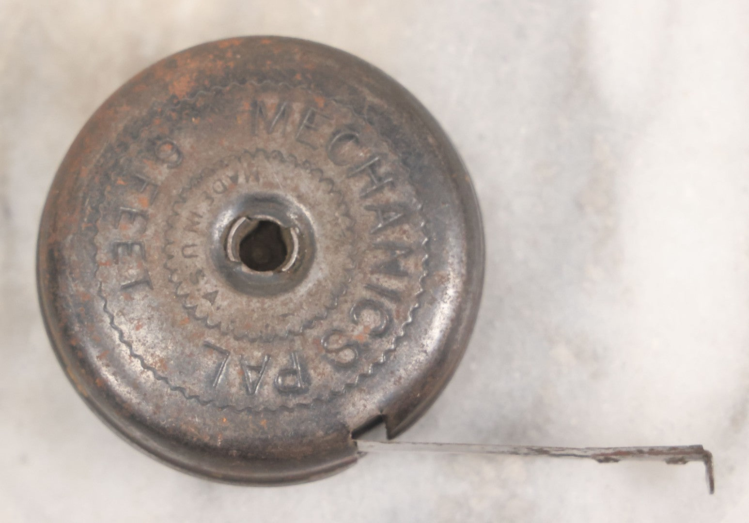 Lot 108 - Antique Mechanic's Pal 6 Foot Steel Tape Measure, Made In U.S.A.