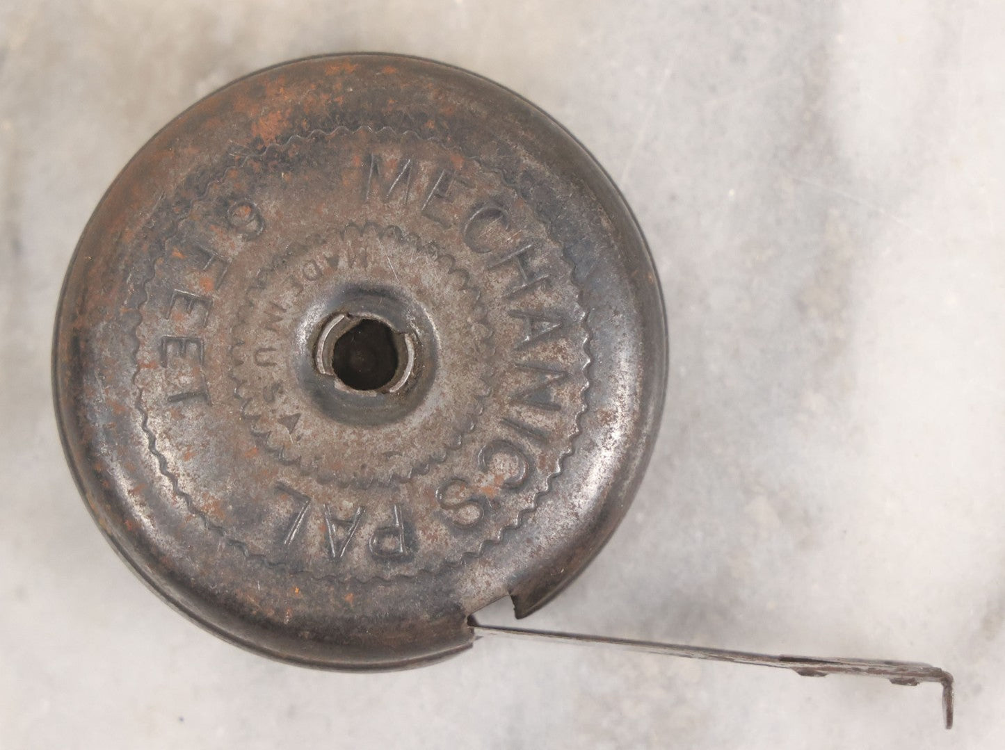 Lot 108 - Antique Mechanic's Pal 6 Foot Steel Tape Measure, Made In U.S.A.