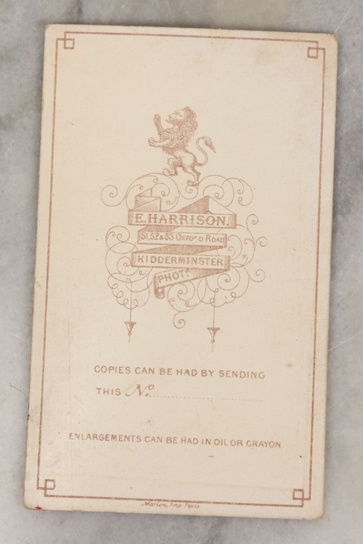 Lot 133 - Pair Of Antique Political Ephemera Pieces Featuring U.S. Presidents Including Carte De Visite C.D.V. Photograph Of Garfield, And Lithographed Card With Cleveland