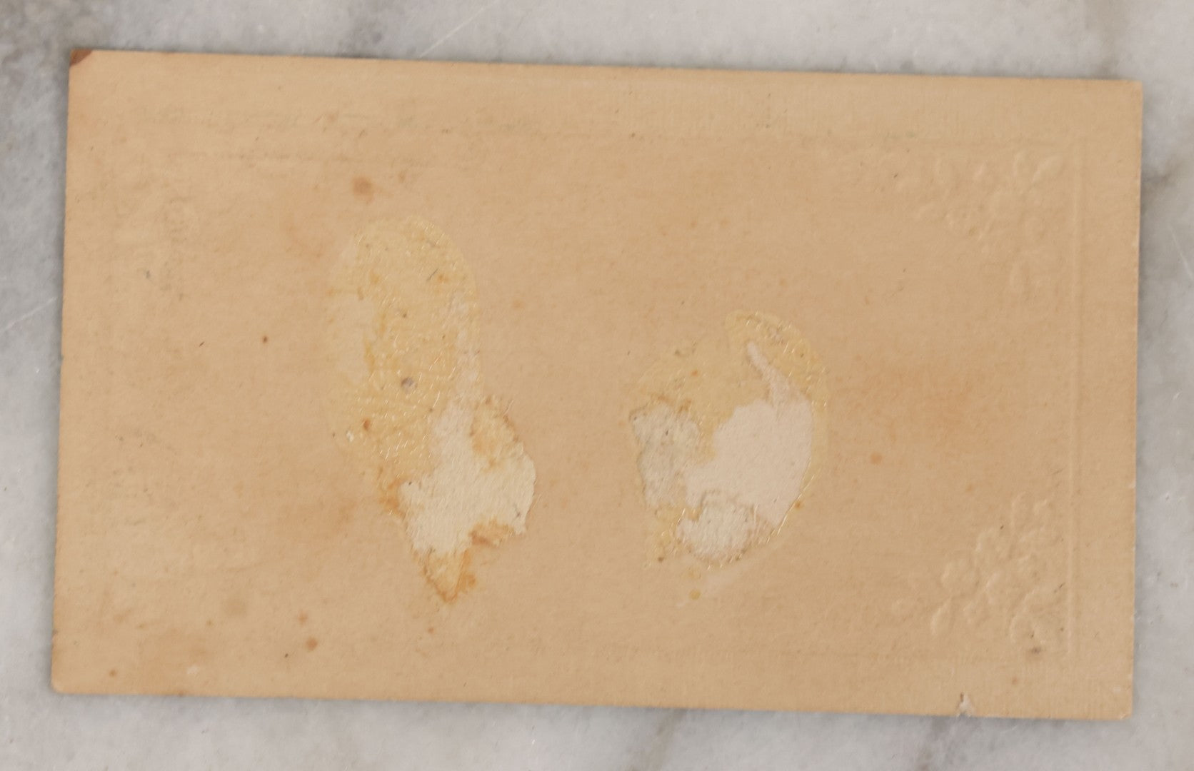 Lot 133 - Pair Of Antique Political Ephemera Pieces Featuring U.S. Presidents Including Carte De Visite C.D.V. Photograph Of Garfield, And Lithographed Card With Cleveland