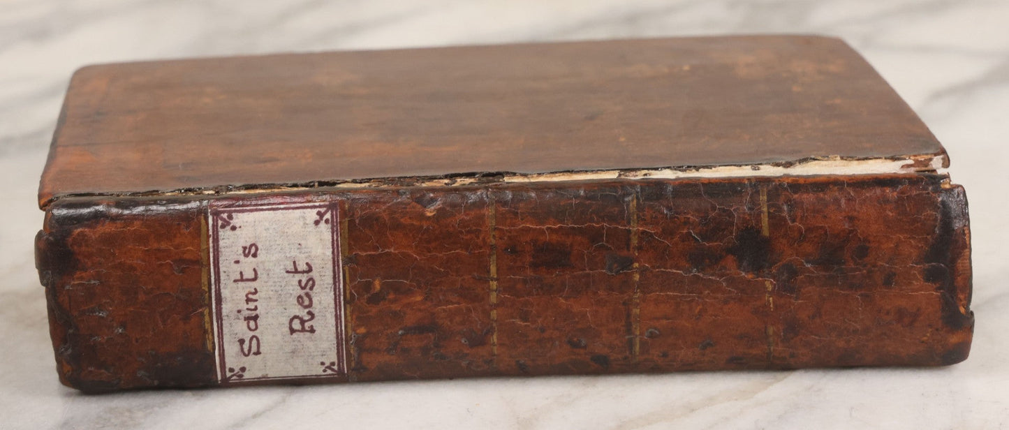 Lot 147 - "The Saint's Everlasting Rest" Antique Religious Book By Rev. Richard Baxter, With Writings By Rev. John Fletcher, Illustrated With Woodcuts, Published By Nuttall, Fisher, And Dixon, Liverpool, Stereotype Edition, Circa Early-Mid 19th Century