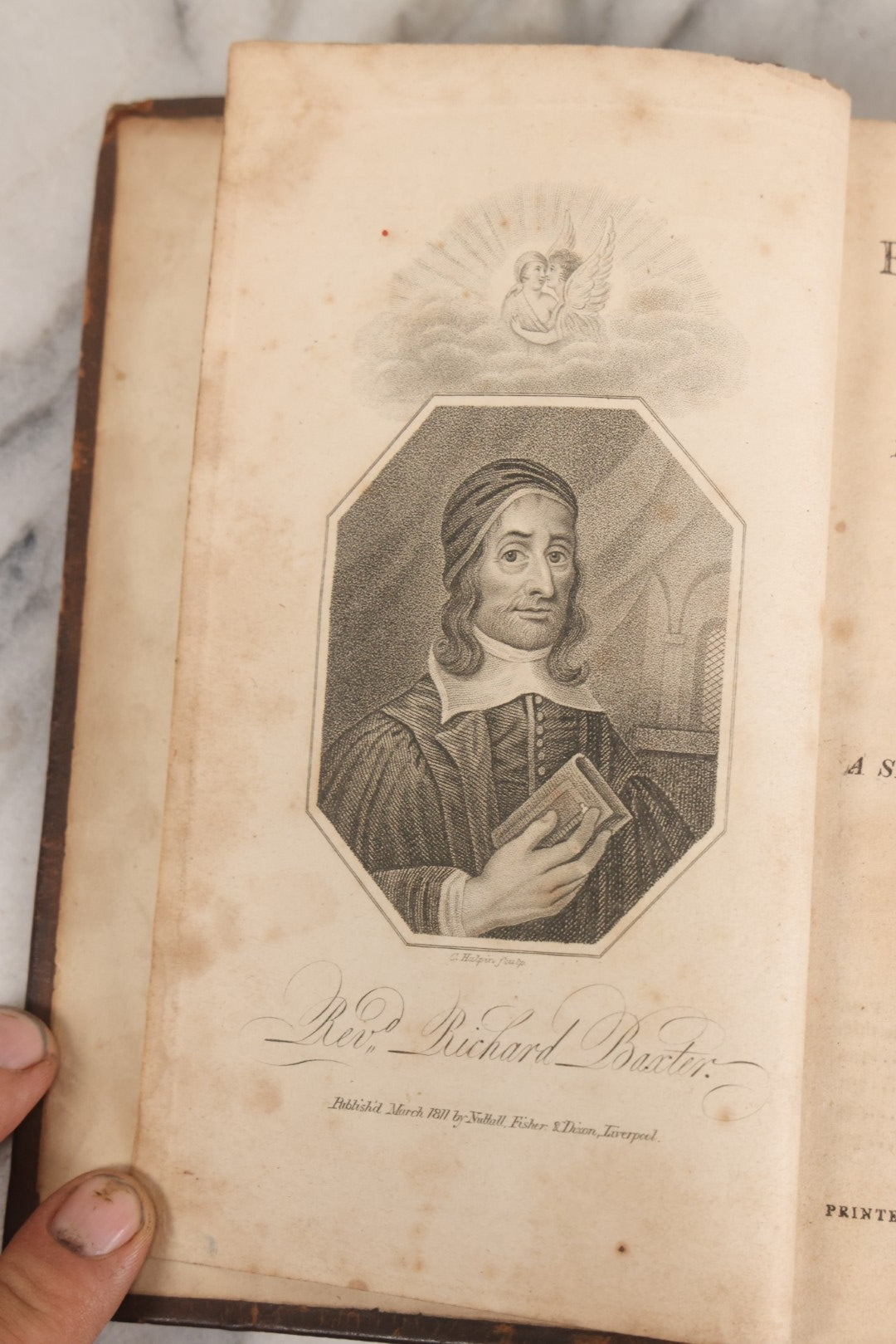 Lot 147 - "The Saint's Everlasting Rest" Antique Religious Book By Rev. Richard Baxter, With Writings By Rev. John Fletcher, Illustrated With Woodcuts, Published By Nuttall, Fisher, And Dixon, Liverpool, Stereotype Edition, Circa Early-Mid 19th Century