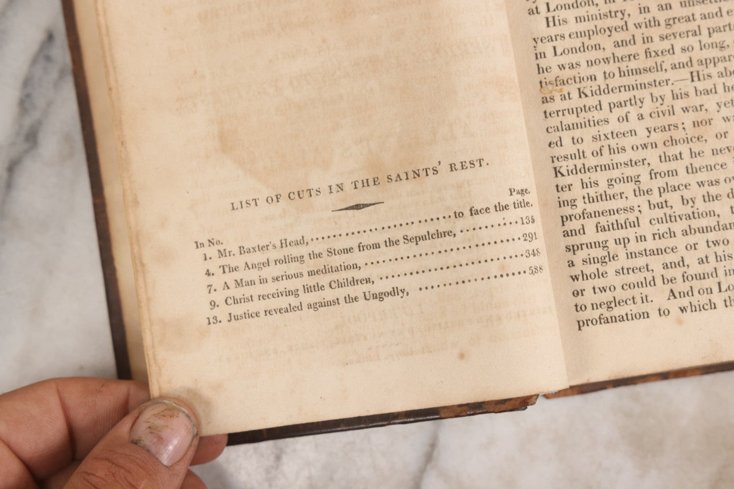 Lot 147 - "The Saint's Everlasting Rest" Antique Religious Book By Rev. Richard Baxter, With Writings By Rev. John Fletcher, Illustrated With Woodcuts, Published By Nuttall, Fisher, And Dixon, Liverpool, Stereotype Edition, Circa Early-Mid 19th Century