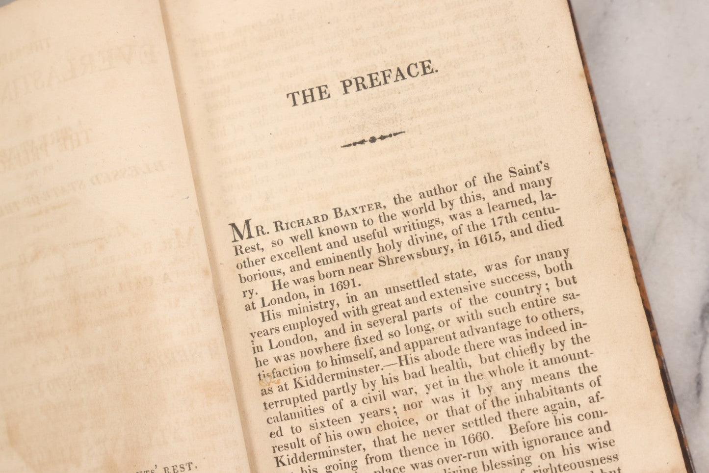 Lot 147 - "The Saint's Everlasting Rest" Antique Religious Book By Rev. Richard Baxter, With Writings By Rev. John Fletcher, Illustrated With Woodcuts, Published By Nuttall, Fisher, And Dixon, Liverpool, Stereotype Edition, Circa Early-Mid 19th Century