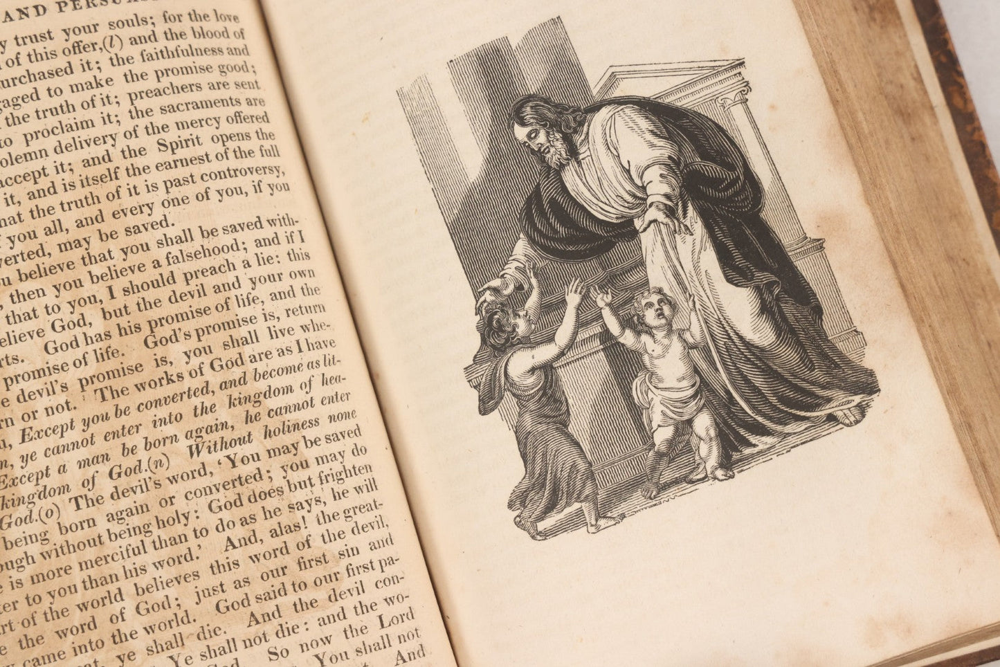 Lot 147 - "The Saint's Everlasting Rest" Antique Religious Book By Rev. Richard Baxter, With Writings By Rev. John Fletcher, Illustrated With Woodcuts, Published By Nuttall, Fisher, And Dixon, Liverpool, Stereotype Edition, Circa Early-Mid 19th Century