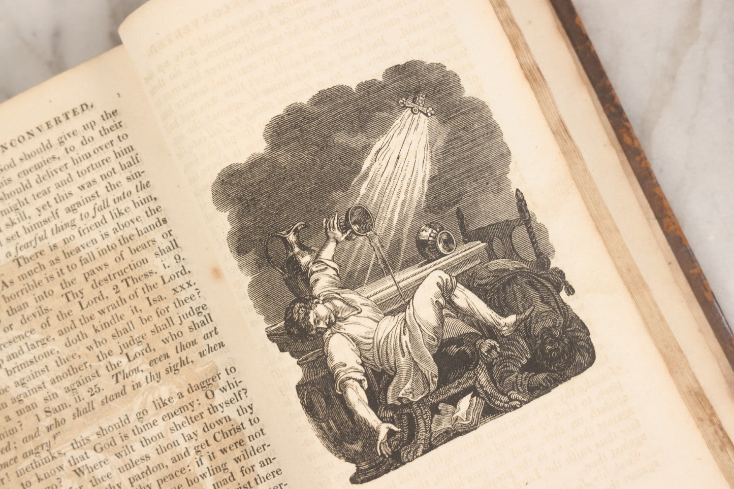 Lot 147 - "The Saint's Everlasting Rest" Antique Religious Book By Rev. Richard Baxter, With Writings By Rev. John Fletcher, Illustrated With Woodcuts, Published By Nuttall, Fisher, And Dixon, Liverpool, Stereotype Edition, Circa Early-Mid 19th Century