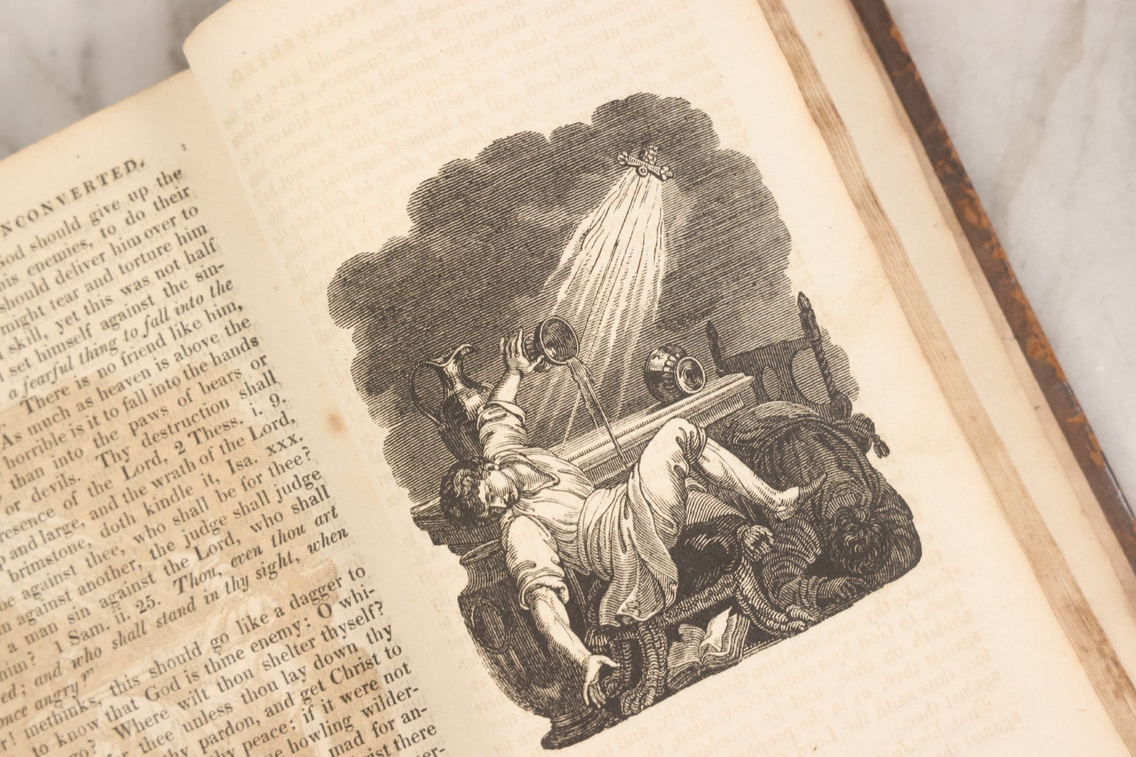 Lot 147 - "The Saint's Everlasting Rest" Antique Religious Book By Rev. Richard Baxter, With Writings By Rev. John Fletcher, Illustrated With Woodcuts, Published By Nuttall, Fisher, And Dixon, Liverpool, Stereotype Edition, Circa Early-Mid 19th Century
