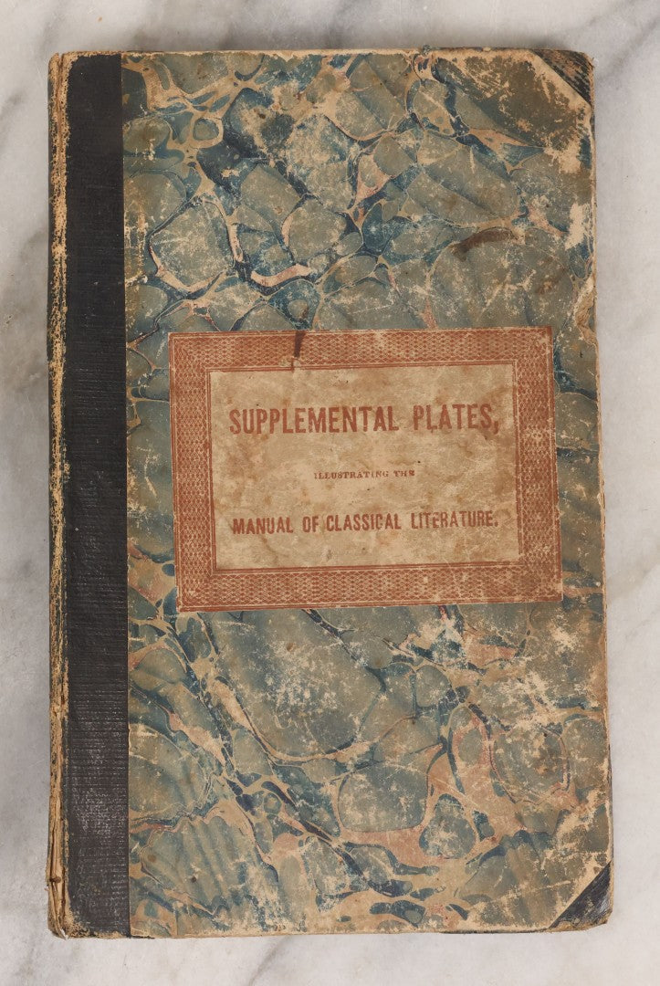 Lot 148 - "Supplemental Plates To The Manual Of Classical Literature" Antique Book Of Illustrations By N.W. Fiske, Professor In Amherst College, Published By Edward C. Biddle, Philadelphia, 1843