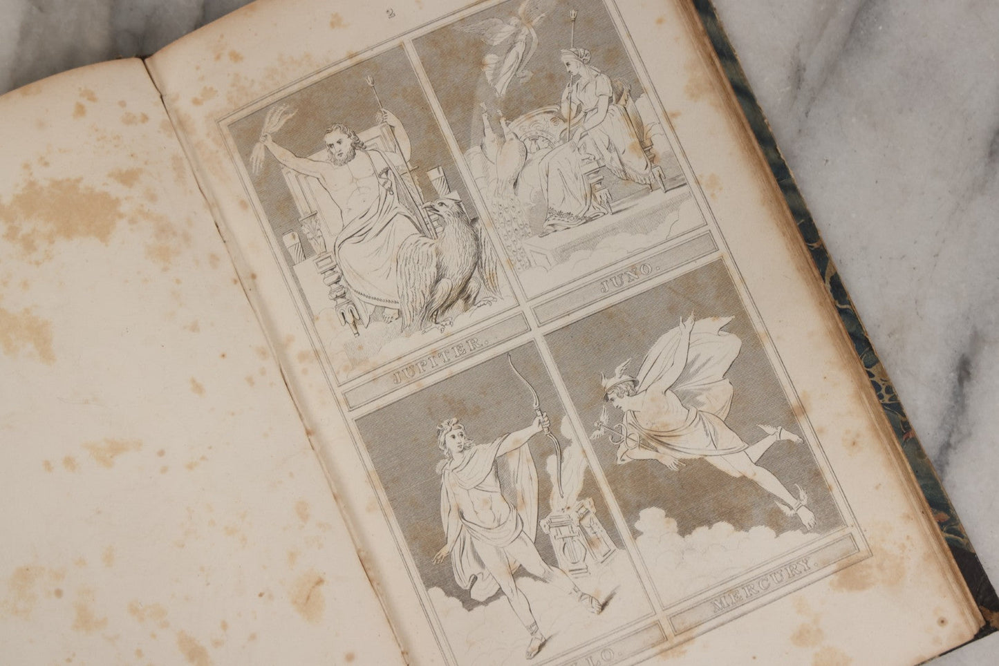 Lot 148 - "Supplemental Plates To The Manual Of Classical Literature" Antique Book Of Illustrations By N.W. Fiske, Professor In Amherst College, Published By Edward C. Biddle, Philadelphia, 1843