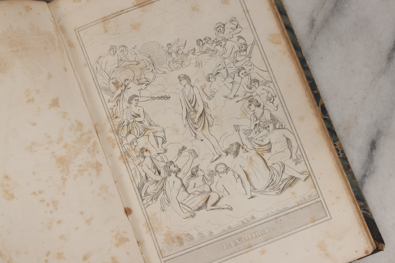 Lot 148 - "Supplemental Plates To The Manual Of Classical Literature" Antique Book Of Illustrations By N.W. Fiske, Professor In Amherst College, Published By Edward C. Biddle, Philadelphia, 1843