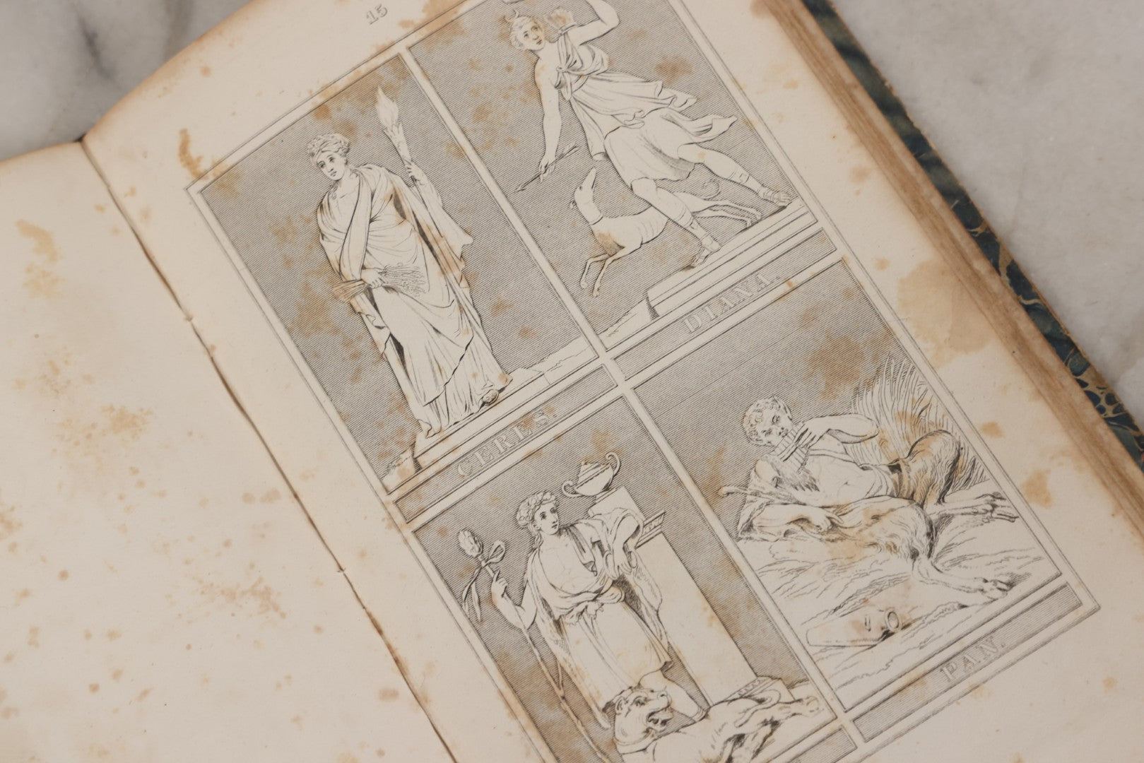 Lot 148 - "Supplemental Plates To The Manual Of Classical Literature" Antique Book Of Illustrations By N.W. Fiske, Professor In Amherst College, Published By Edward C. Biddle, Philadelphia, 1843