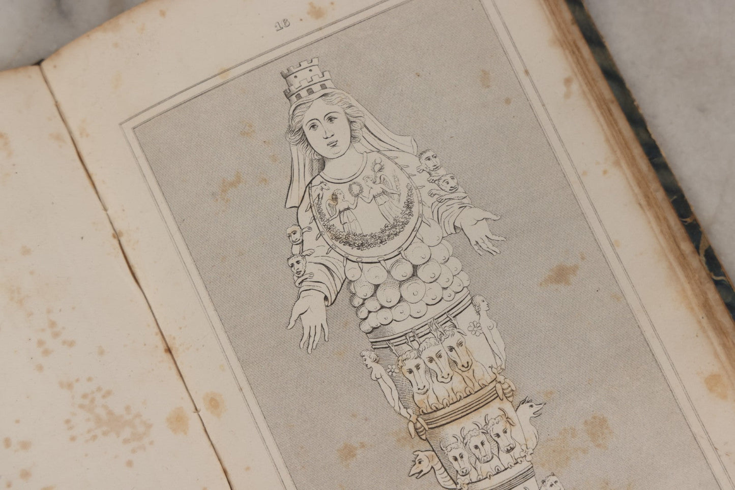Lot 148 - "Supplemental Plates To The Manual Of Classical Literature" Antique Book Of Illustrations By N.W. Fiske, Professor In Amherst College, Published By Edward C. Biddle, Philadelphia, 1843