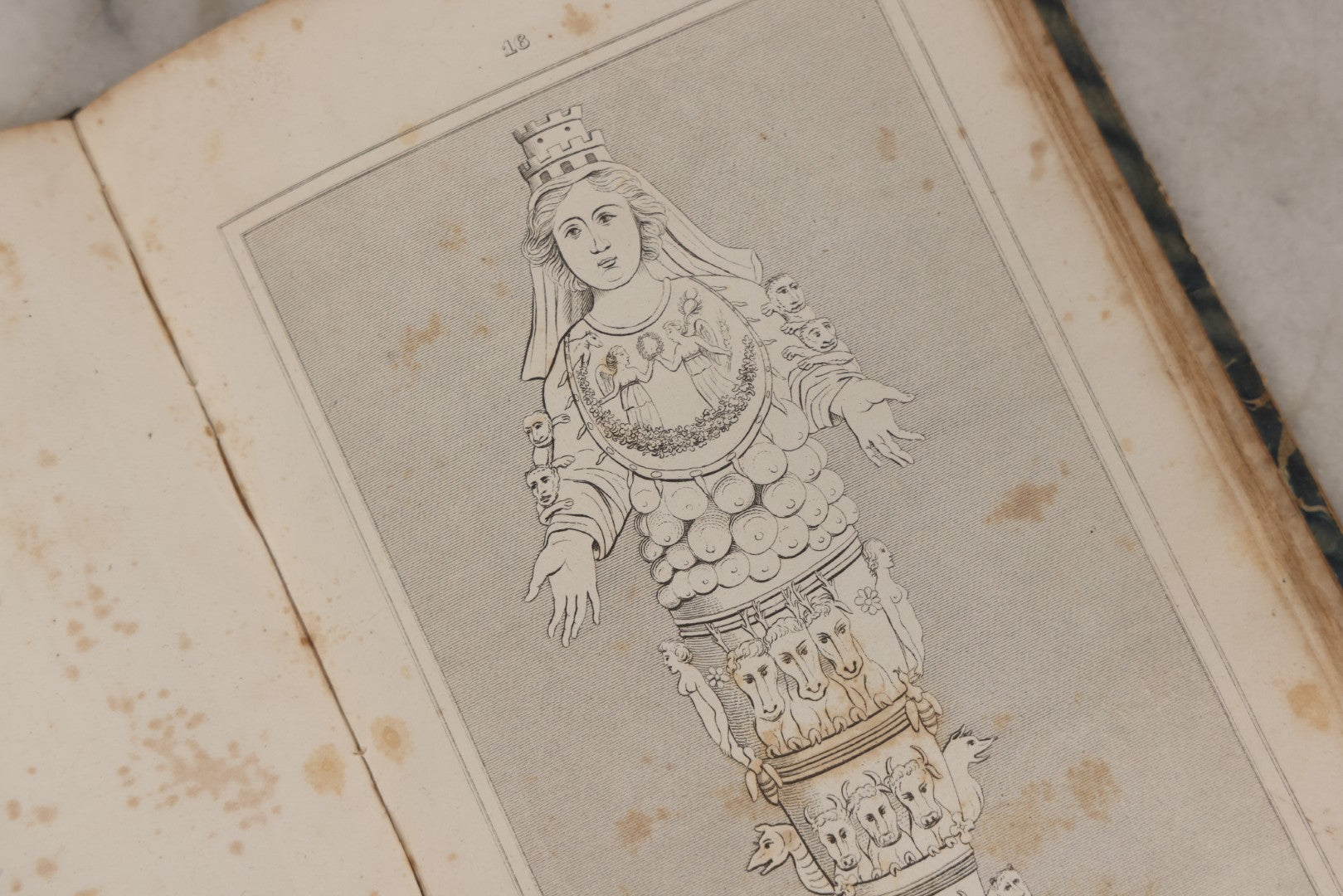Lot 148 - "Supplemental Plates To The Manual Of Classical Literature" Antique Book Of Illustrations By N.W. Fiske, Professor In Amherst College, Published By Edward C. Biddle, Philadelphia, 1843