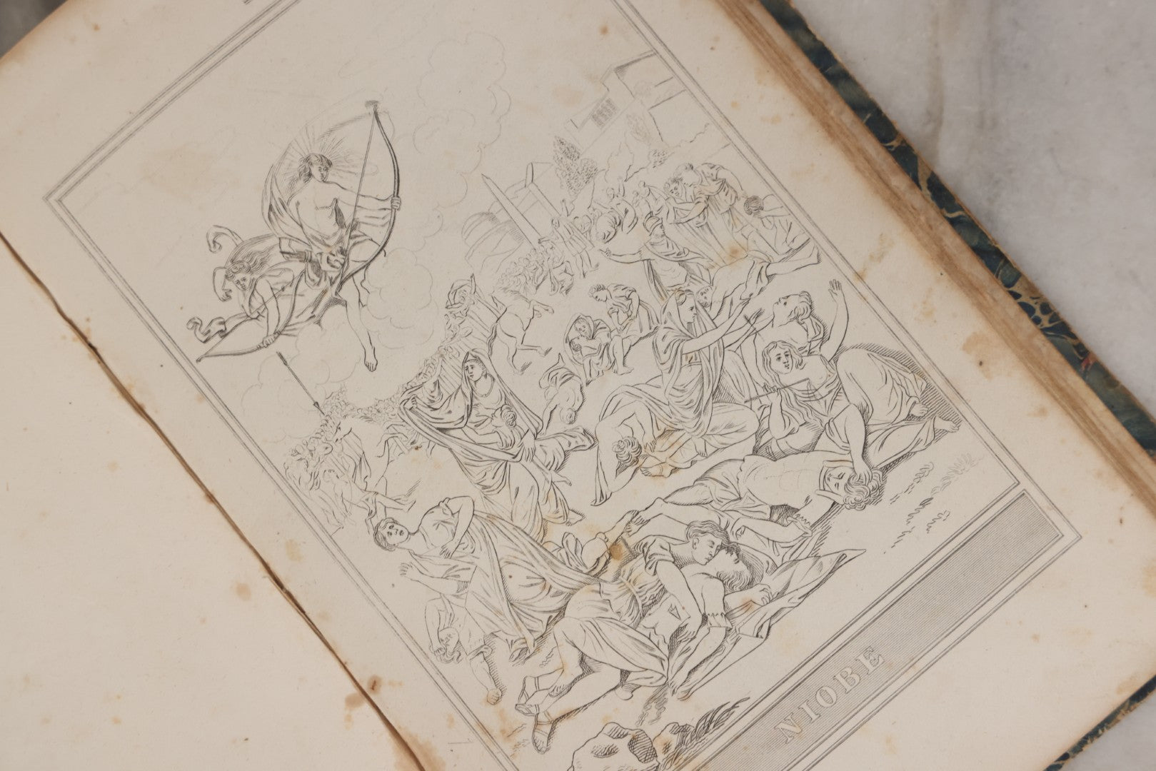 Lot 148 - "Supplemental Plates To The Manual Of Classical Literature" Antique Book Of Illustrations By N.W. Fiske, Professor In Amherst College, Published By Edward C. Biddle, Philadelphia, 1843
