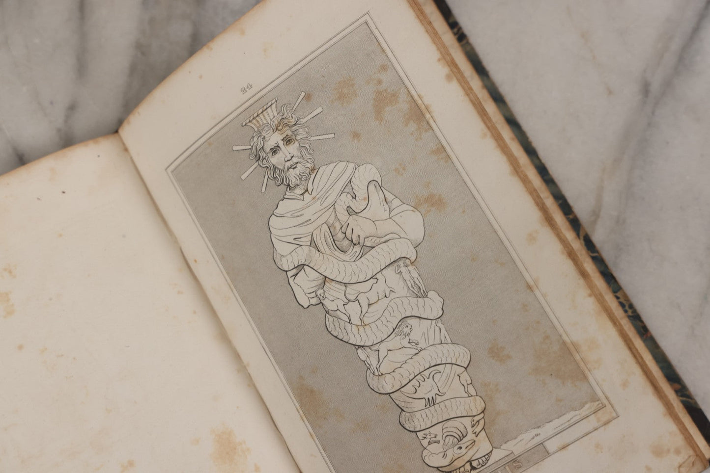 Lot 148 - "Supplemental Plates To The Manual Of Classical Literature" Antique Book Of Illustrations By N.W. Fiske, Professor In Amherst College, Published By Edward C. Biddle, Philadelphia, 1843